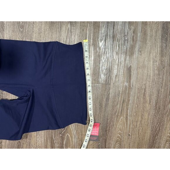 Yummie Tummie blue cotton wow leggings shape wear tummy taming L - Picture 4 of 7